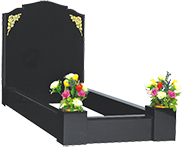 Memorial Stones-Granite Traditional Kerb Memorial