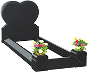 Memorial Stones-Granite Traditional Kerb Memorial