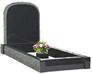 Memorial Stones-Granite Traditional Kerb Memorial
