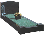 Memorial Stones-Granite Traditional Kerb Memorial
