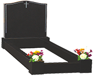 Memorial Stones-Granite Traditional Kerb Memorial