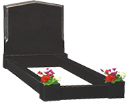 Memorial Stones-Granite Traditional Kerb Memorial
