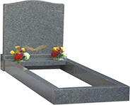 Memorial Stones-Granite Traditional Kerb Memorial