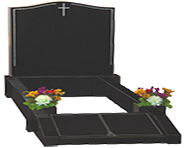 Memorial Stones-Granite Traditional Kerb Memorial