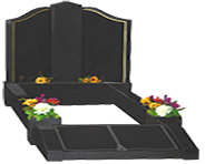 Memorial Stones-Granite Traditional Kerb Memorial
