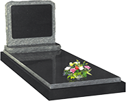 Memorial Stones-Granite Traditional Kerb Memorial