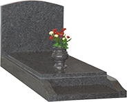 Memorial Stones-Granite Traditional Kerb Memorial