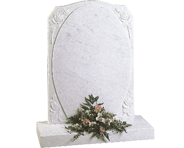 memorial-stones-white-marble-lawn-memorials-ml5